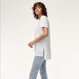 Aritzia white oversized T-shirt